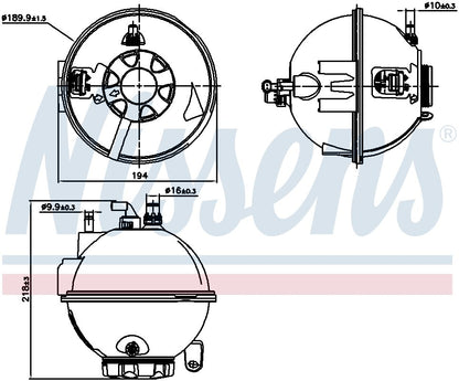 Nissens Engine Coolant Reservoir 996267