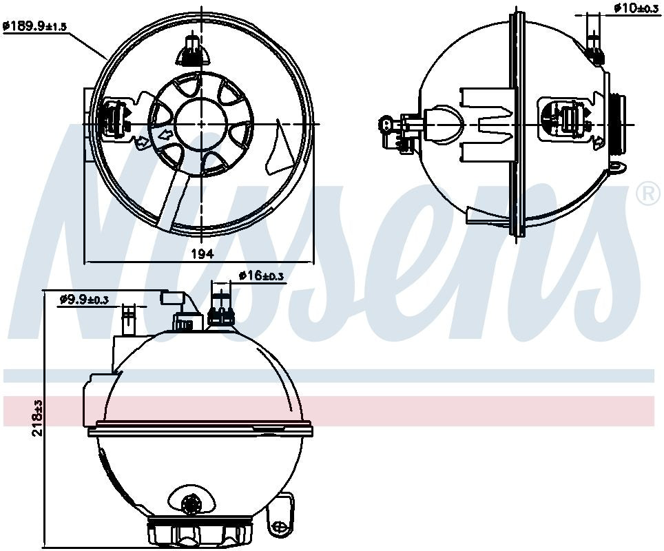 Nissens Engine Coolant Reservoir 996267