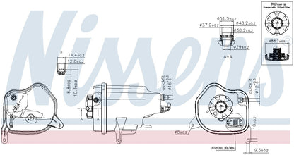 Nissens Engine Coolant Reservoir 996269
