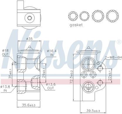 Nissens A/C Expansion Valve 999220