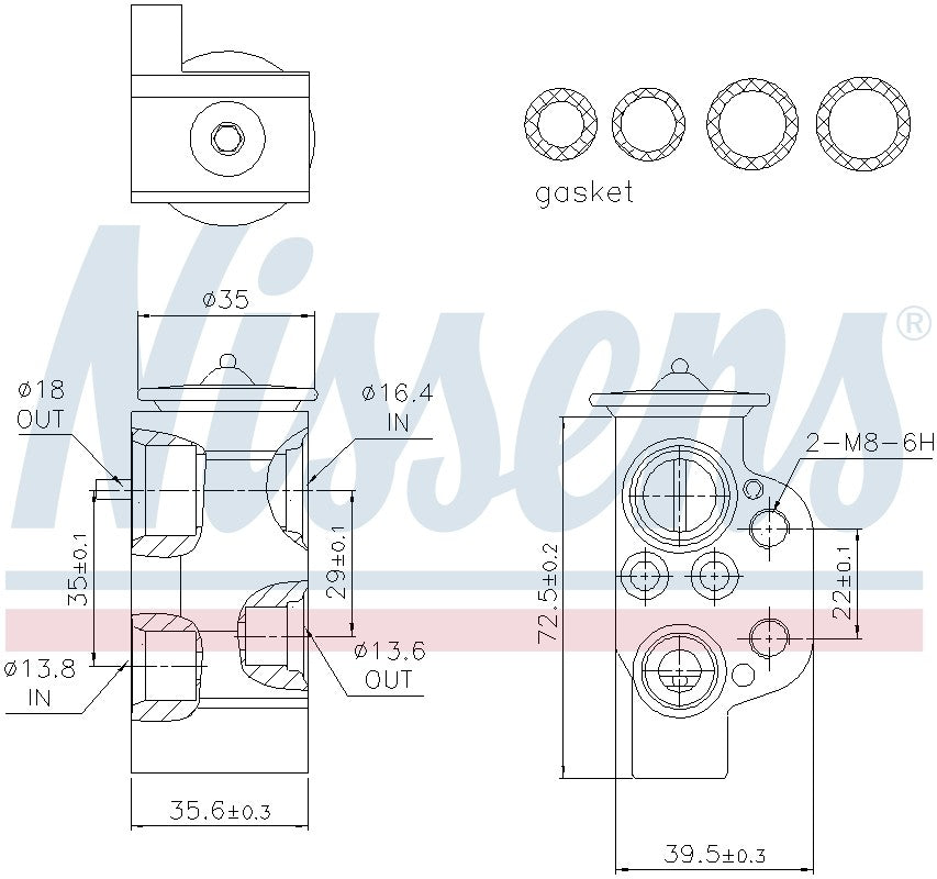 Nissens A/C Expansion Valve 999220