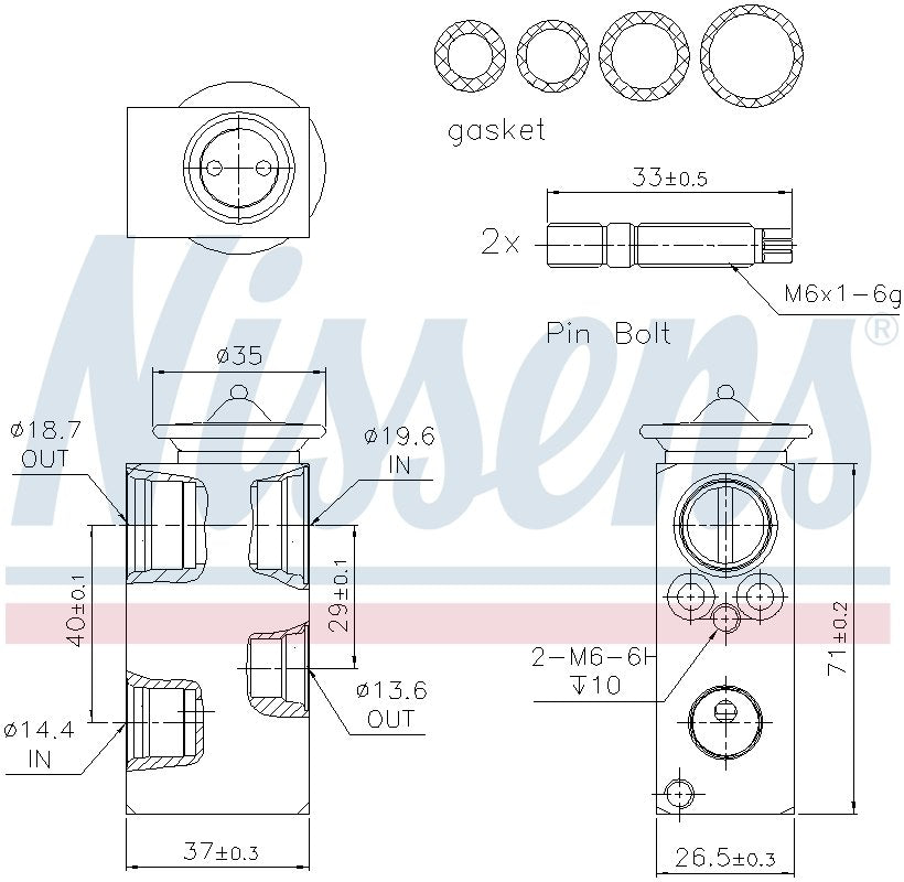 Nissens A/C Expansion Valve 999241