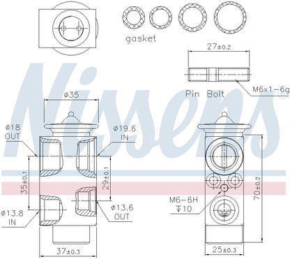 Nissens A/C Expansion Valve 999311
