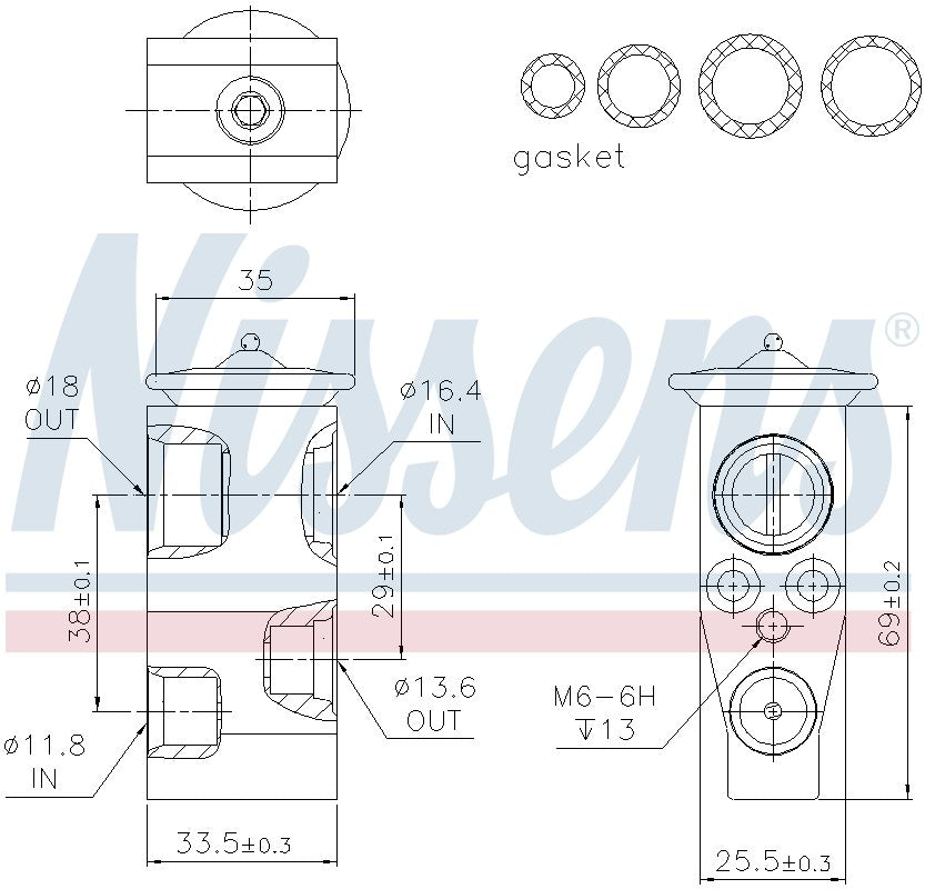 Nissens A/C Expansion Valve 999315