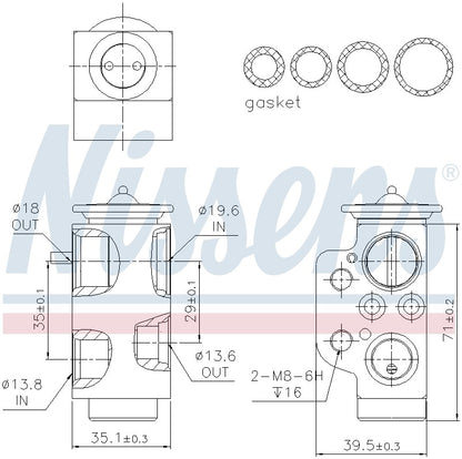 Nissens A/C Expansion Valve 999319