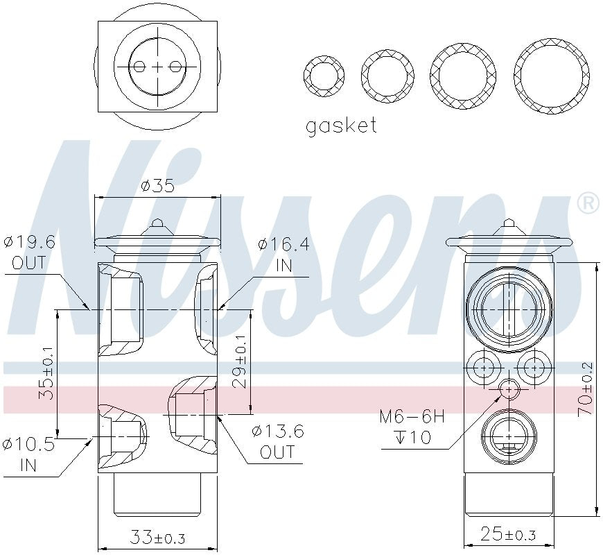 Nissens A/C Expansion Valve 999352