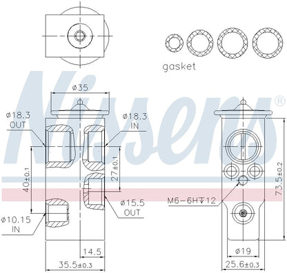 Nissens A/C Expansion Valve 999357