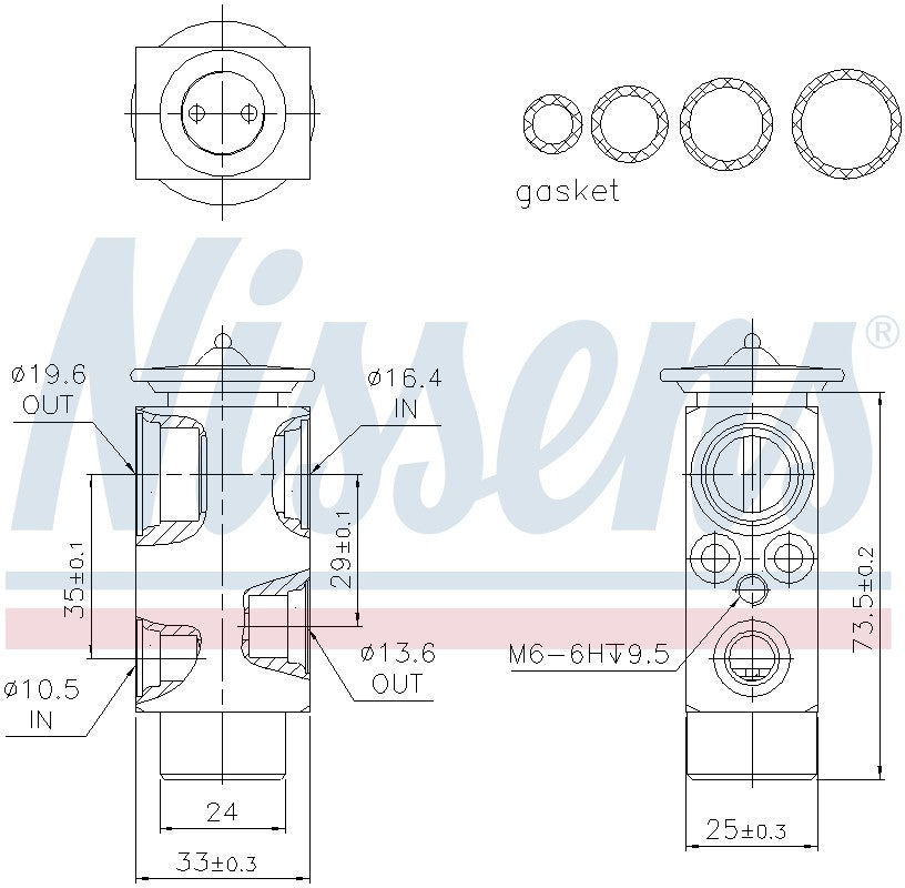 Nissens A/C Expansion Valve 999358