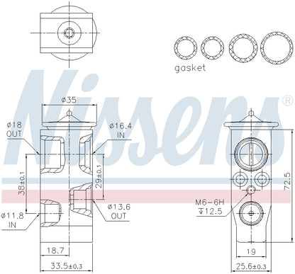 Nissens A/C Expansion Valve 999373