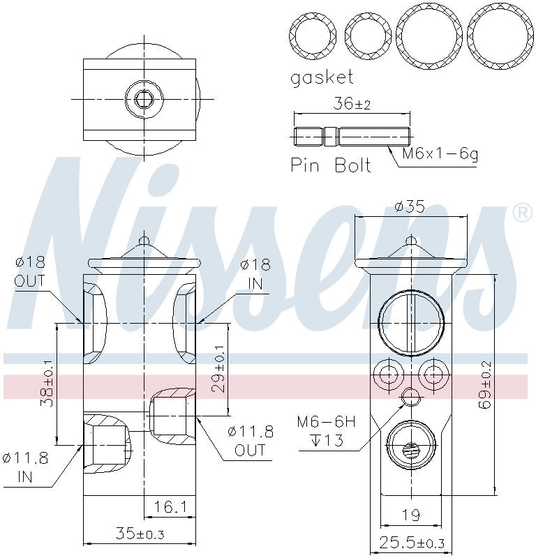 Nissens A/C Expansion Valve 999377