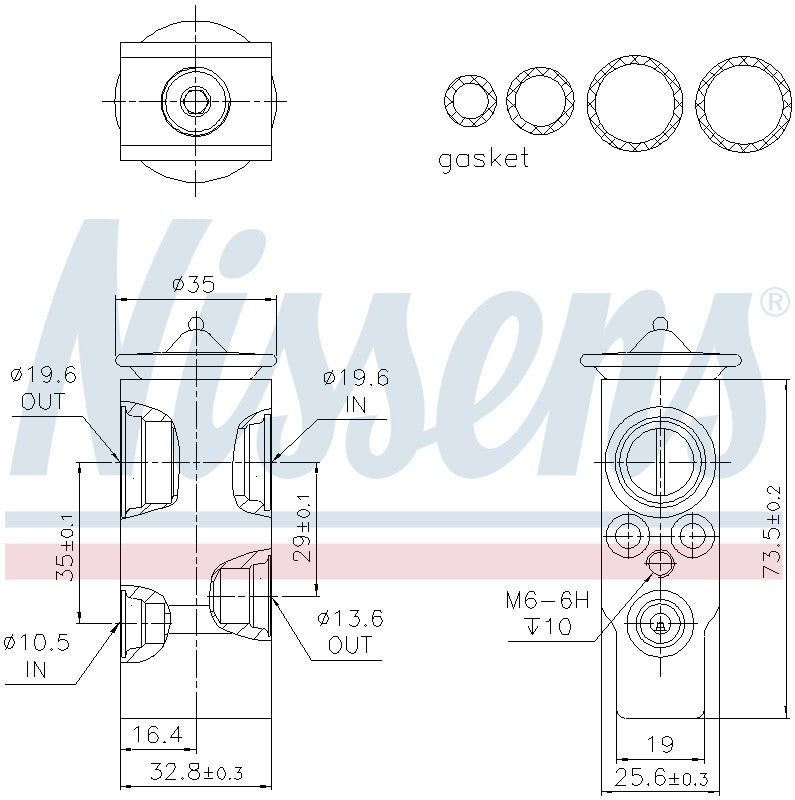 Nissens A/C Expansion Valve 999397