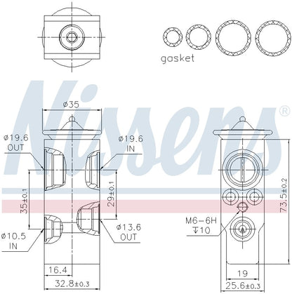 Nissens A/C Expansion Valve 999397