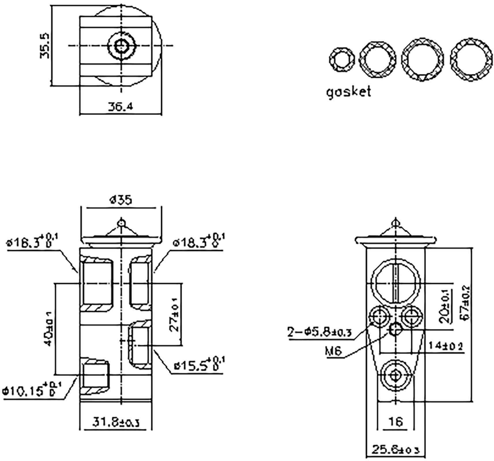Nissens A/C Expansion Valve 999444