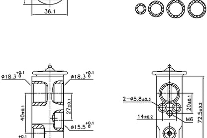 Nissens A/C Expansion Valve 999455