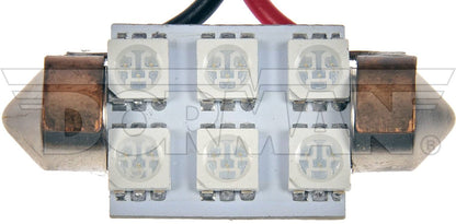 Dorman Dome Light Bulb 38mm Blue 5050 SMD 6 LED with Direct Replacement for 2014-63