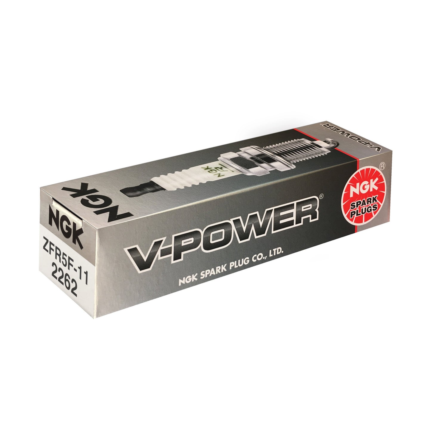 NGK Copper V-Power Stock Heat Spark Plugs Box of 4 (LZTR5A-13) 4306