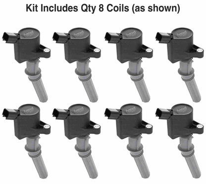 NGK Ford F-Series / Mustang / Explorer / Lincoln Navigator MOD Ignition Coils - Set of 8 49466