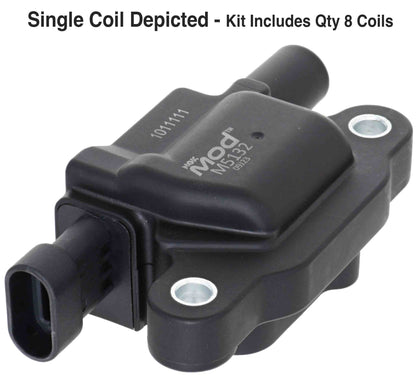 NGK Chevy Camaro / Silverado / Suburban / GMC Sierra / Pontiac G8 MOD Ignition Coils - Set of 8 49472