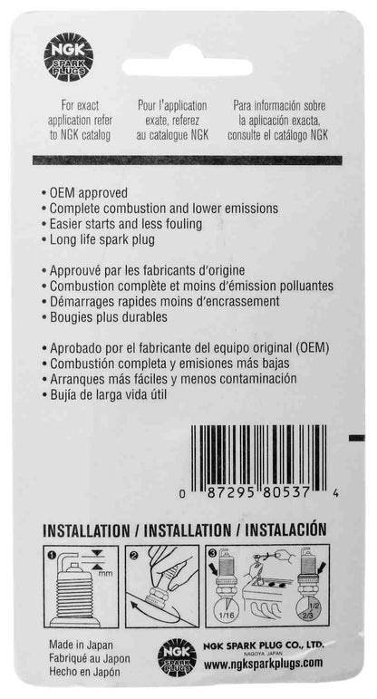 NGK BLYB Spark Plug Box of 6 (LFR6A-11) 90537