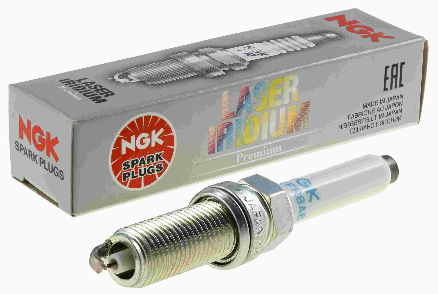 NGK Laser Iridium Spark Plug Box of 4 (SILKFR8A6) 96698
