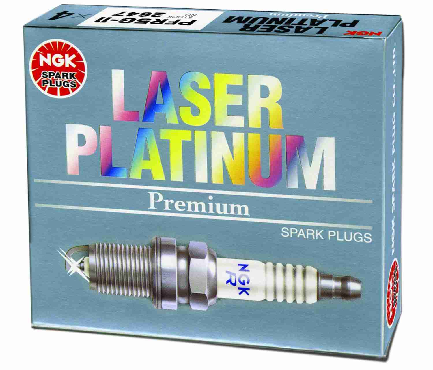 NGK Multi-Ground Spark Plug Box of 4 (LKAR8AP7JDS) 96748