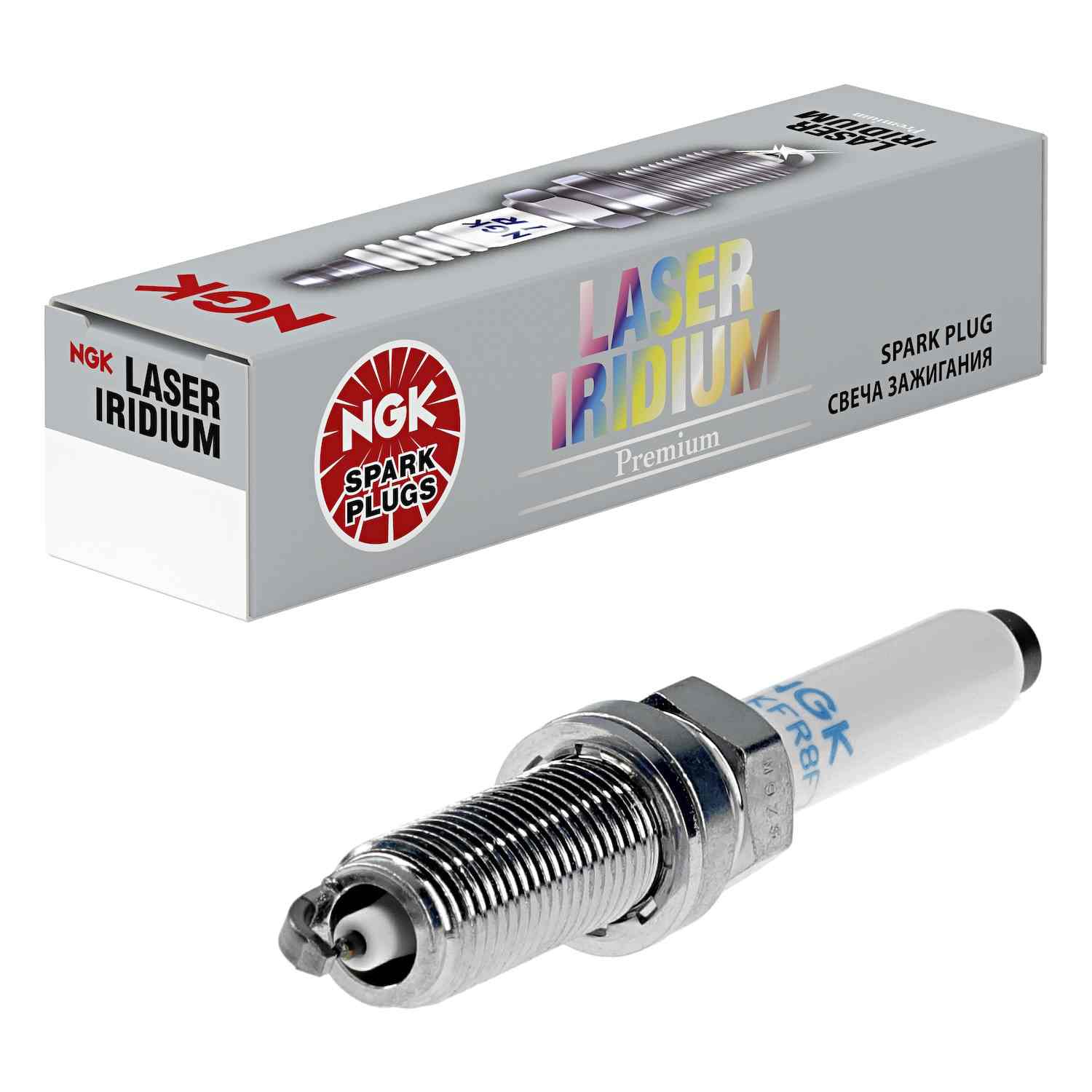 NGK Laser Iridium Spark Plug Box of 4 (SILZKFR8F7S) 97566