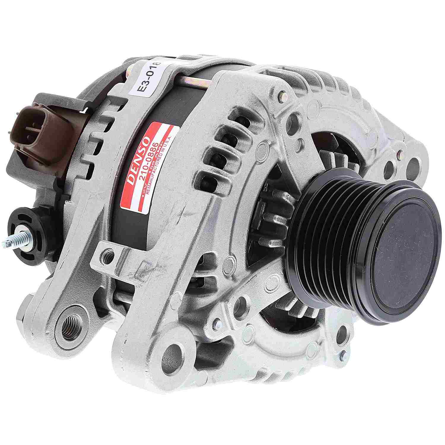 DENSO Auto Parts Remanufactured DENSO First Time Fit Alternator 210-0886