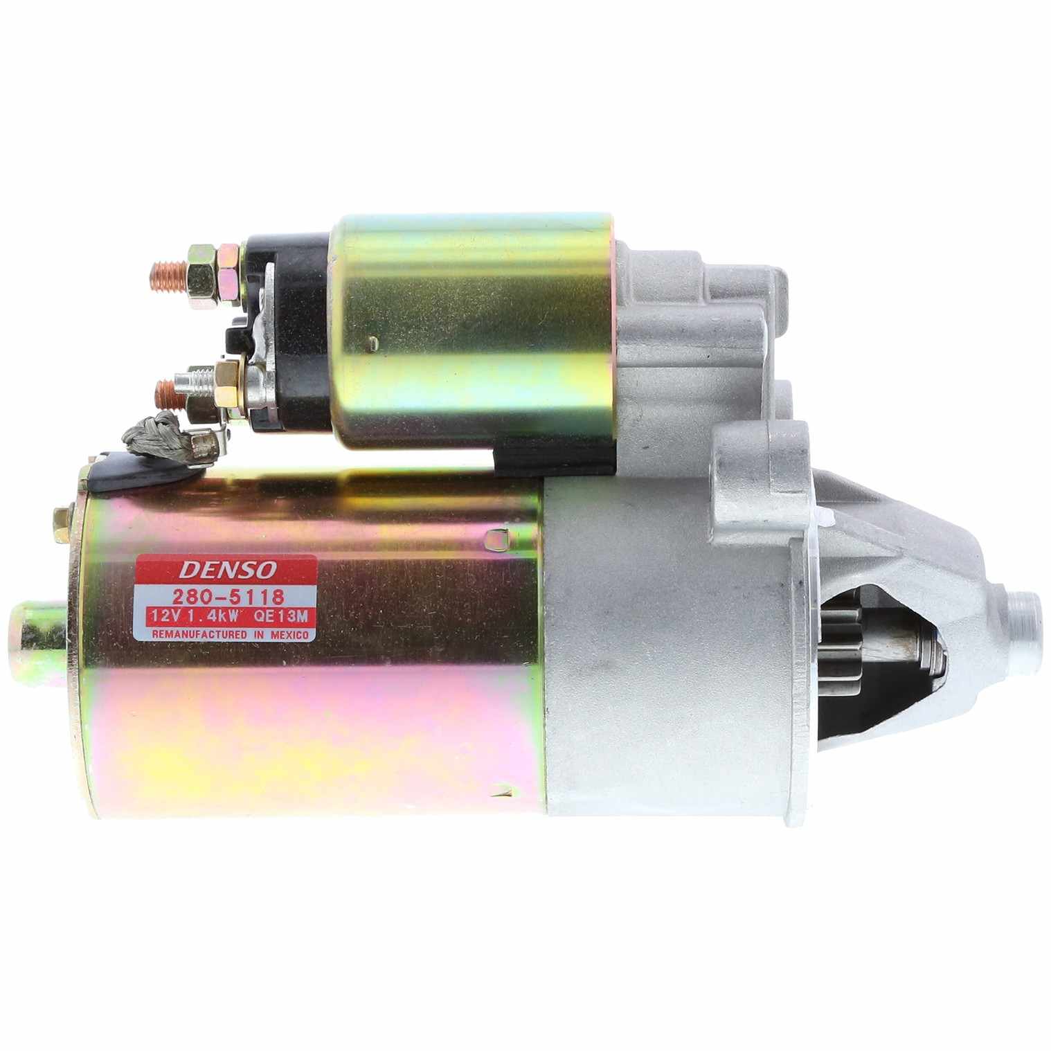 DENSO Auto Parts DENSO First Time FitÂ® Starter Motor â€“ Remanufactured 280-5118