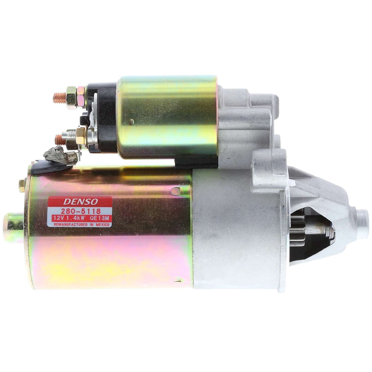DENSO Auto Parts DENSO First Time FitÂ® Starter Motor â€“ Remanufactured 280-5118