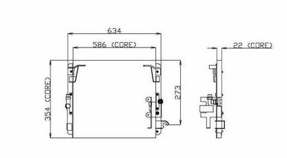 DENSO Auto Parts A/C Condenser 477-0138
