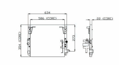 DENSO Auto Parts A/C Condenser 477-0138