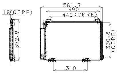 DENSO Auto Parts A/C Condenser 477-0502
