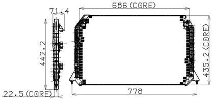 Denso A/C Condenser