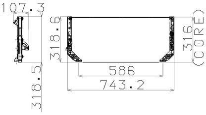DENSO Auto Parts A/C Condenser 477-0512