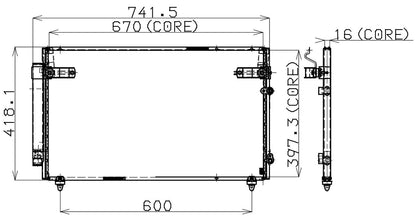 Denso A/C Condenser