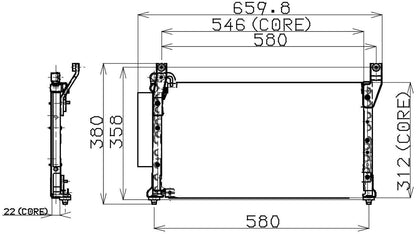 DENSO Auto Parts A/C Condenser 477-0557
