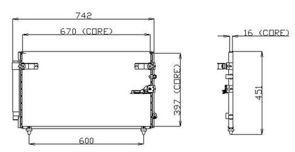Denso A/C Condenser