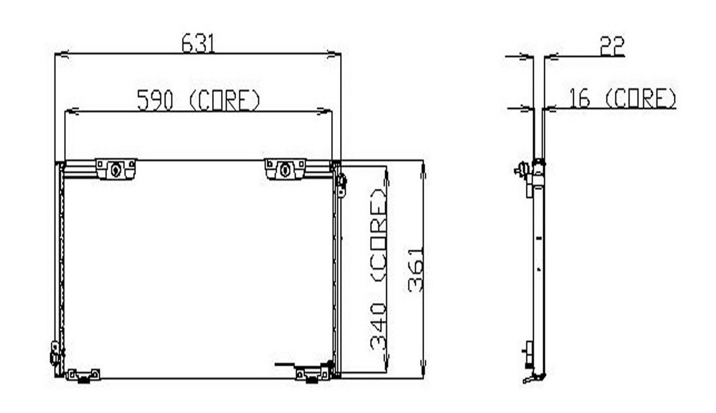Denso A/C Condenser