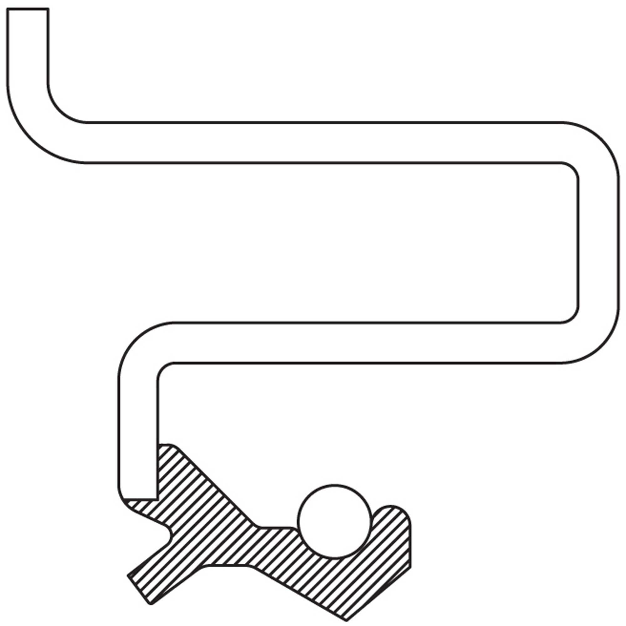 National Automatic Transmission Output Shaft Seal 100165