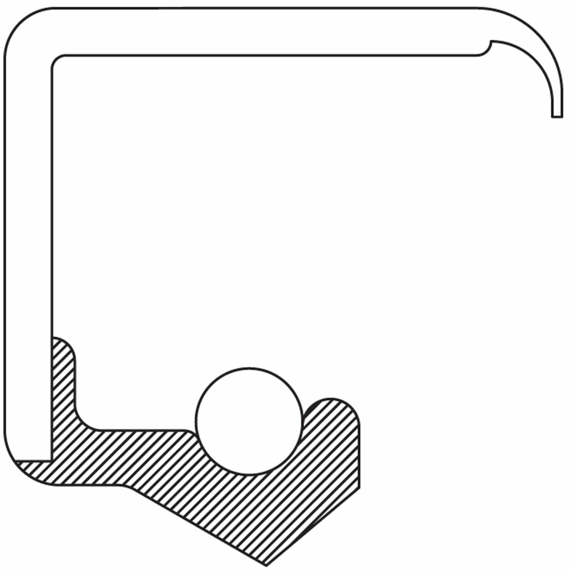 National Manual Transmission Input Shaft Seal 222742