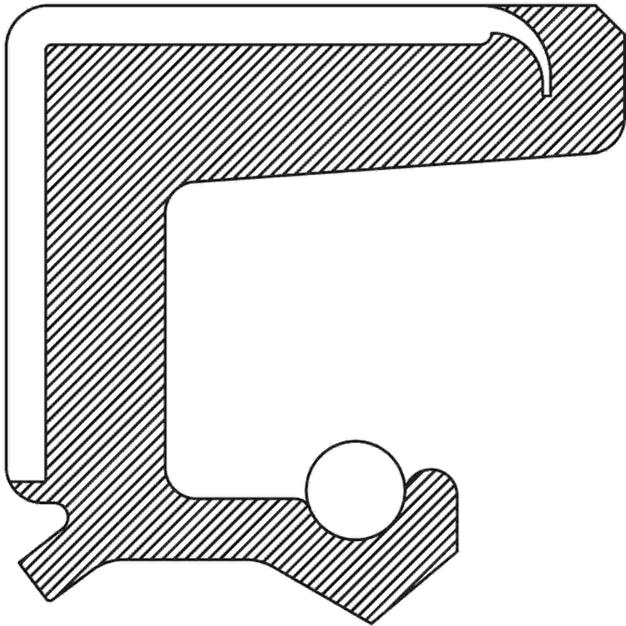 National Manual Transmission Output Shaft Seal 2443