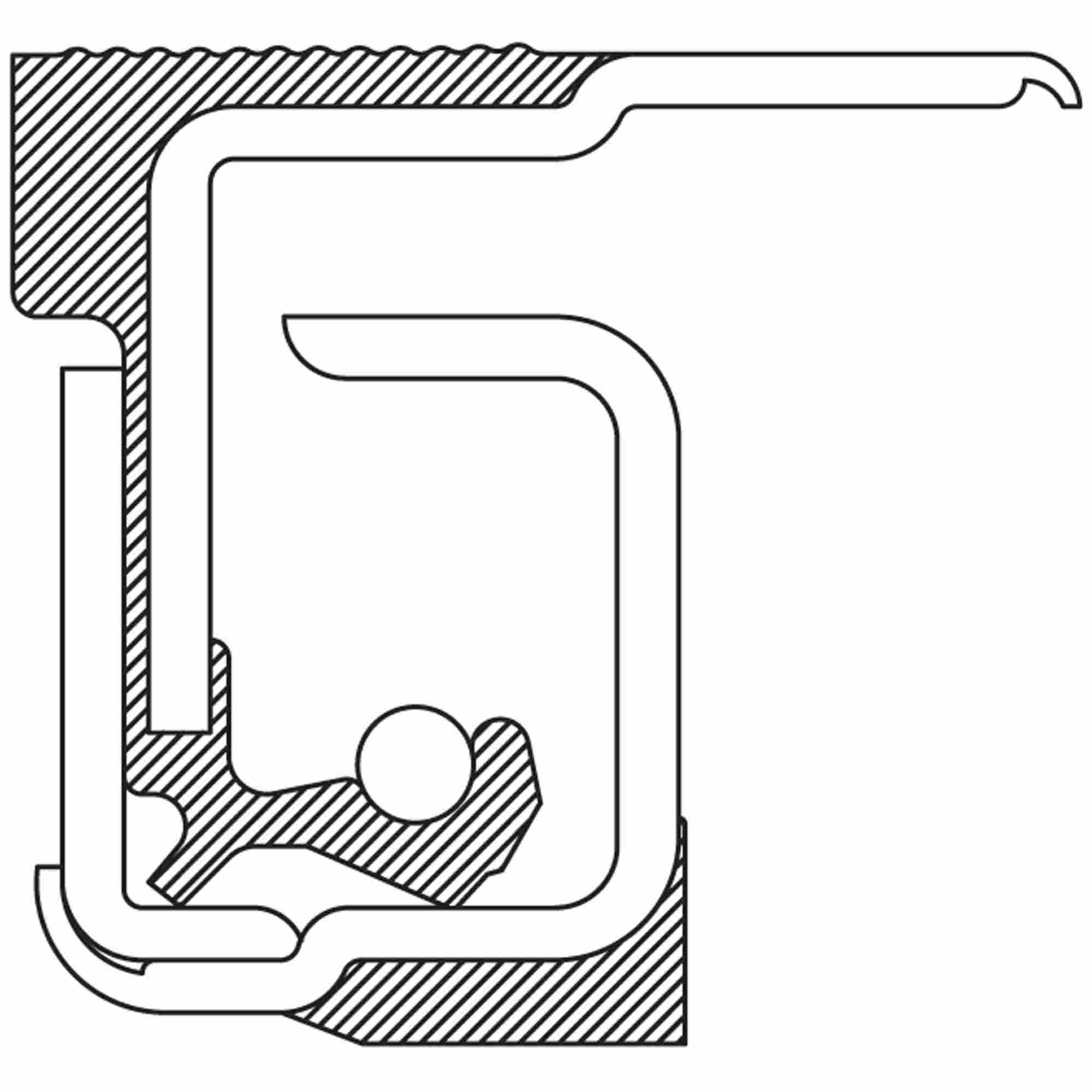 National Wheel Seal 370124A