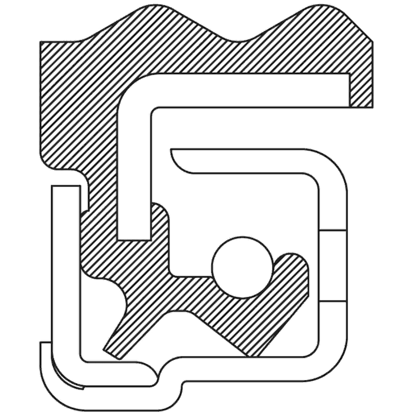National Wheel Seal 370349A