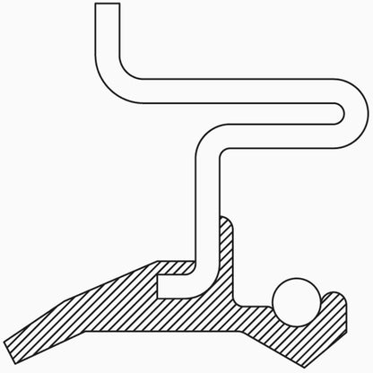 National Transfer Case Output Shaft Seal 4370N