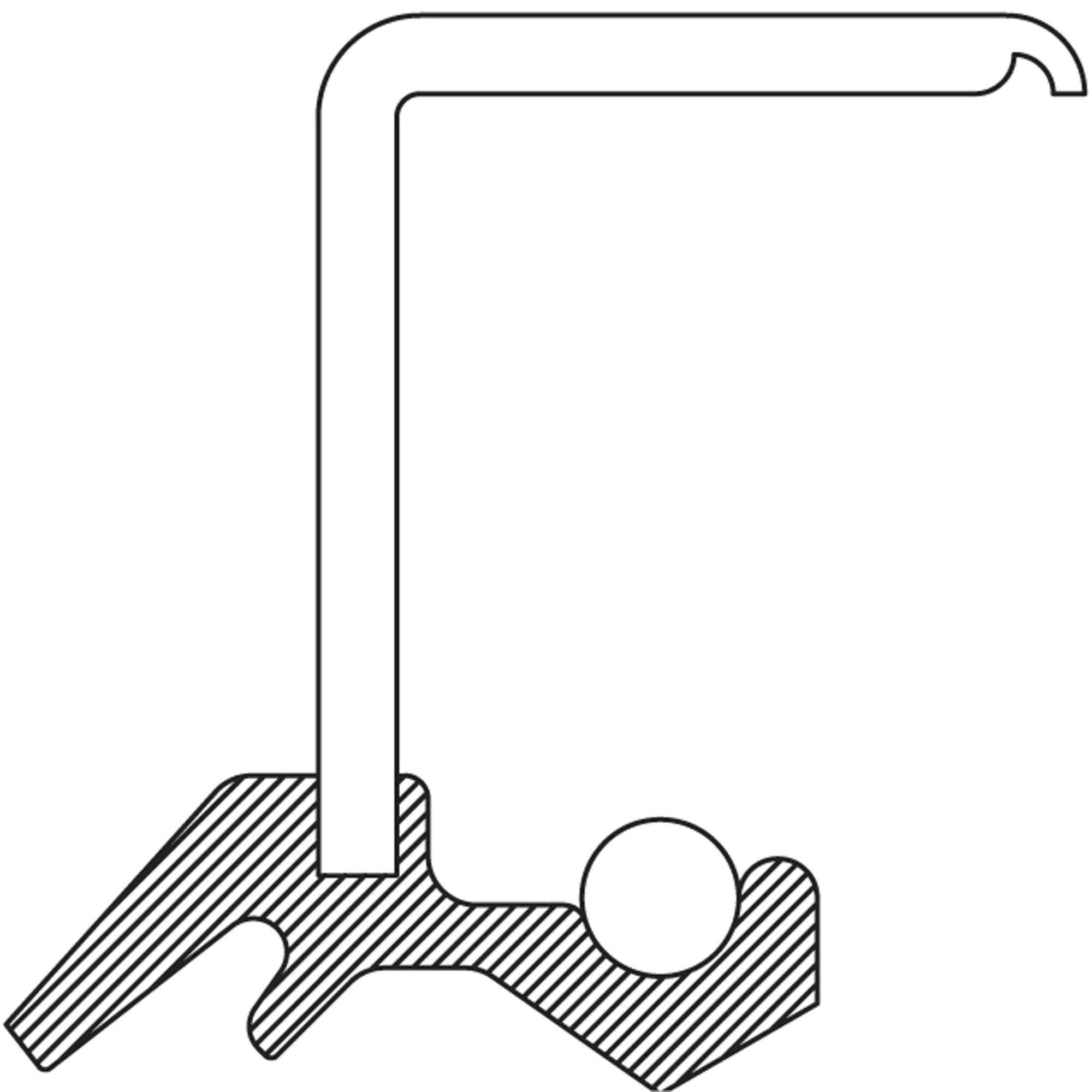 National Manual Transmission Output Shaft Seal 4528N