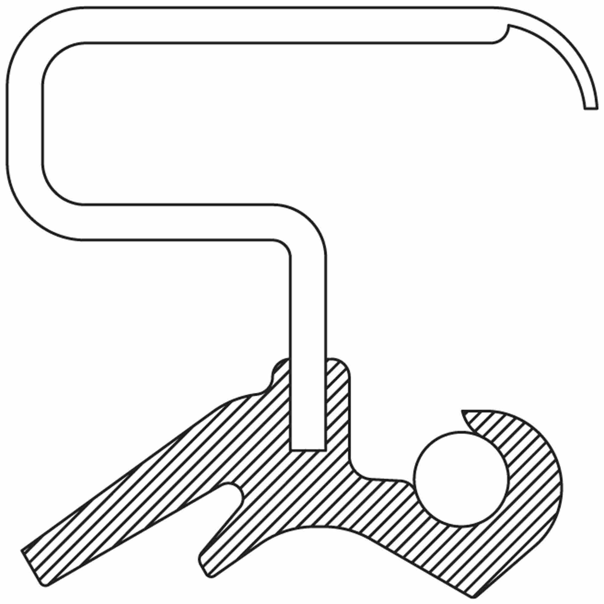 National Manual Transmission Output Shaft Seal 4530