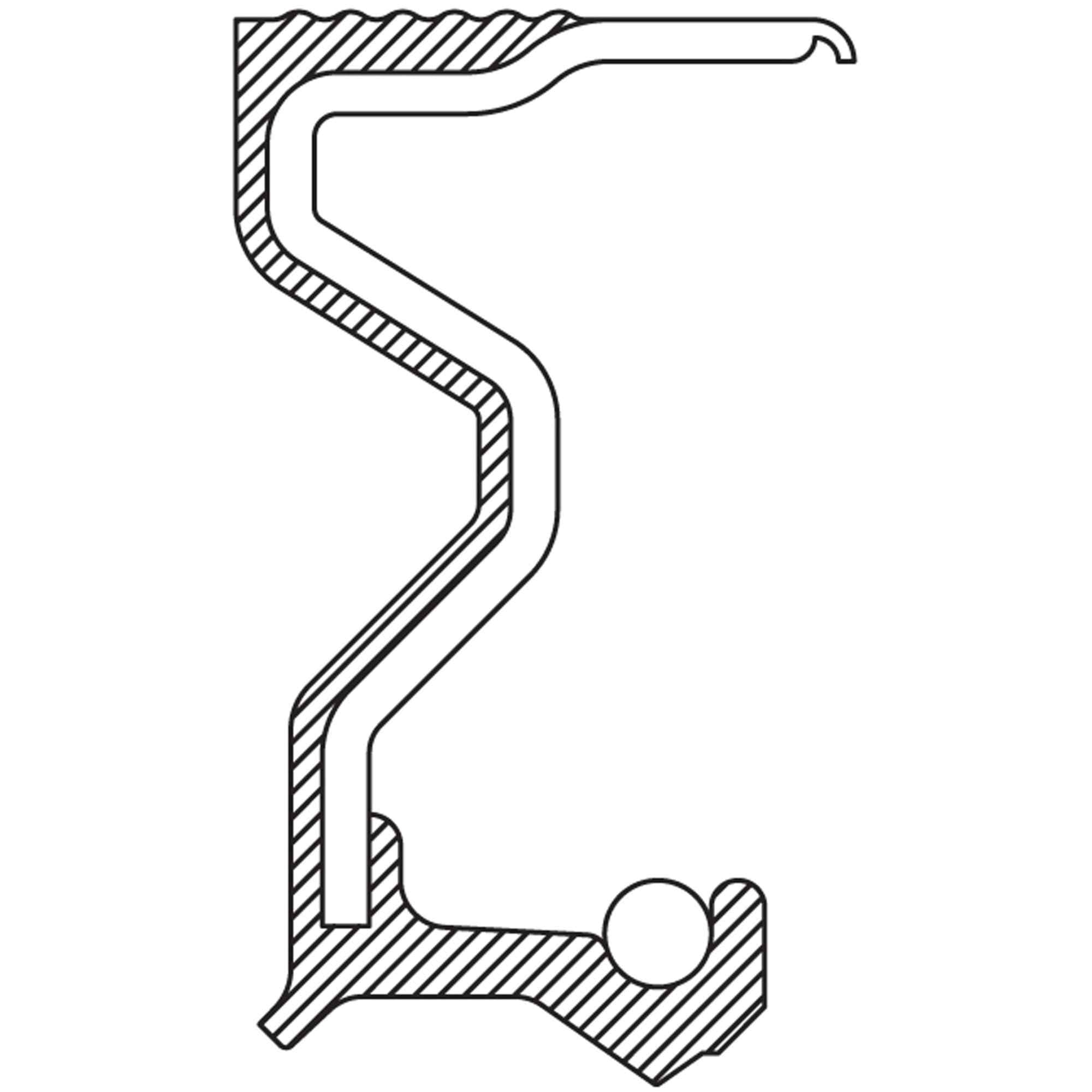 National Manual Transmission Output Shaft Seal 4532N