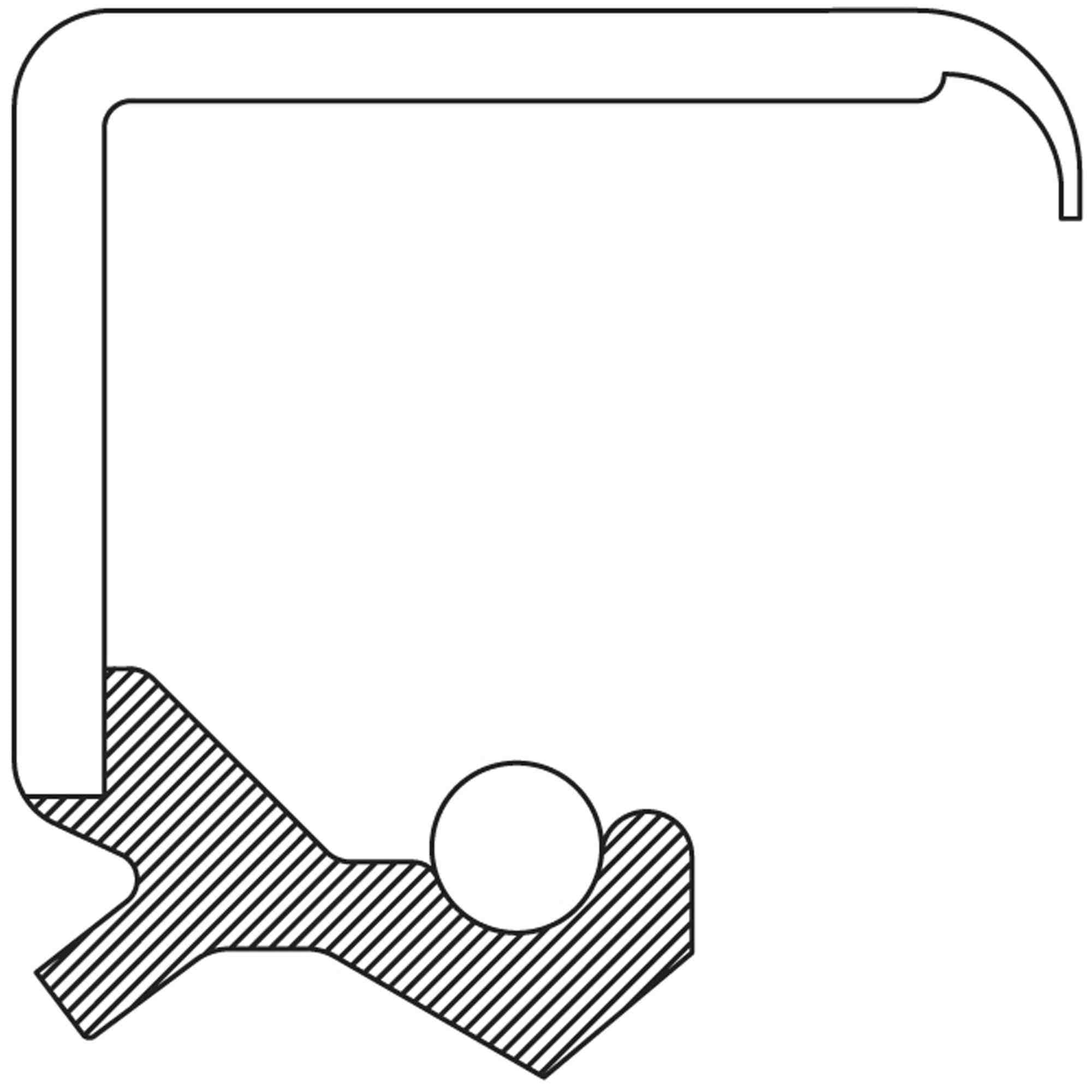 National Axle Differential Seal 473227V