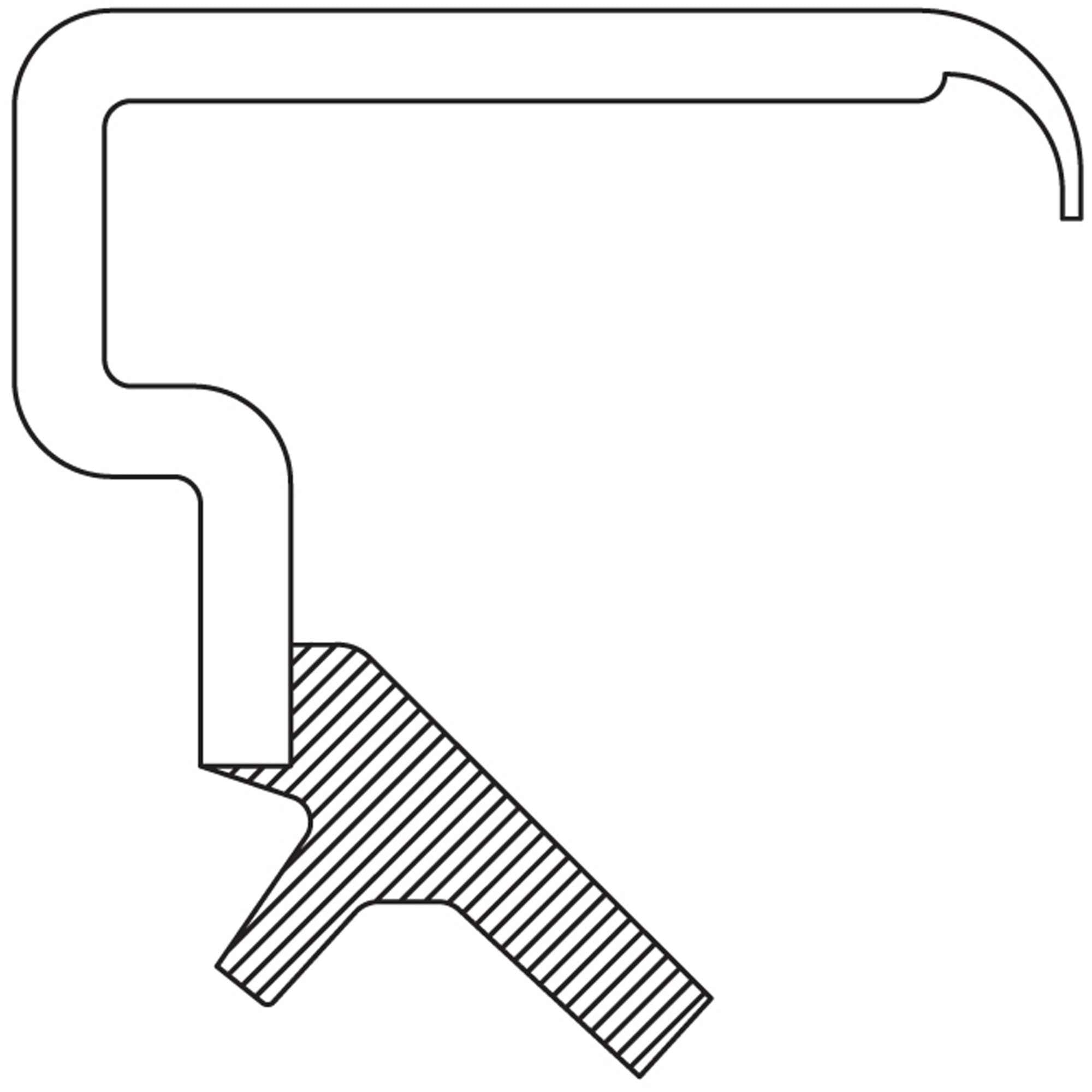 National Transfer Case Output Shaft Seal 710114