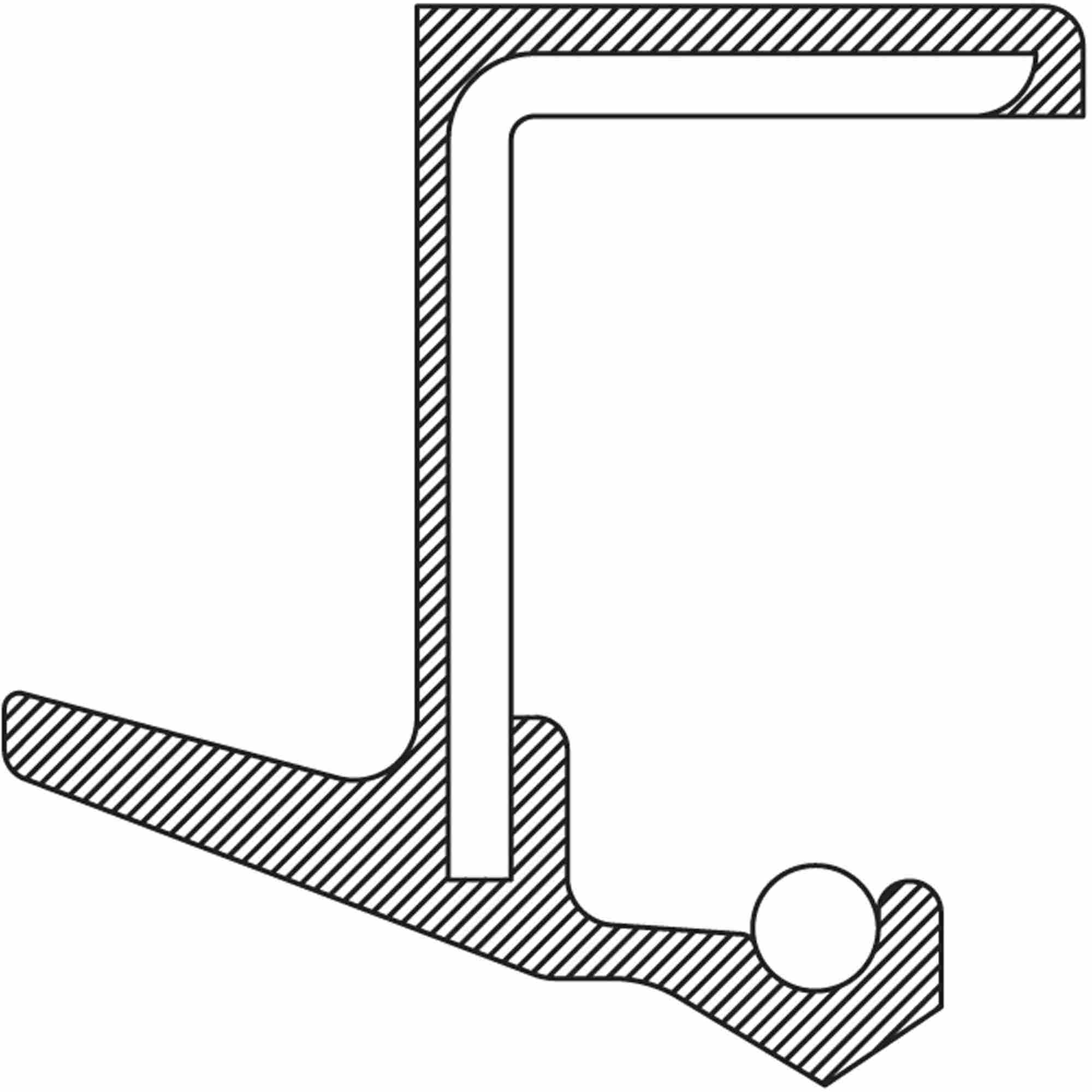 National Drive Axle Shaft Seal 710202